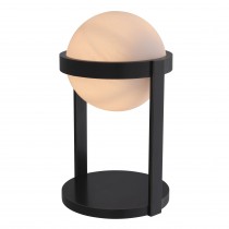 Hayward Bronze Highlight & White Glass Table Lamp